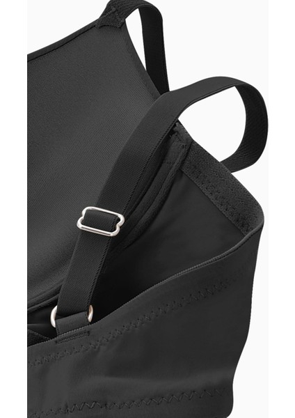 Luna Premium Basic 2222 Siyah Soft Push Up/yarı Dolgulu Mikro Sütyen
