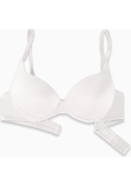 Mia 2529 Ekru Push Up / Dolgulu Mikro Basic Sütyen