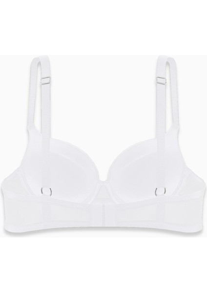 Mia 2529 Ekru Push Up / Dolgulu Mikro Basic Sütyen