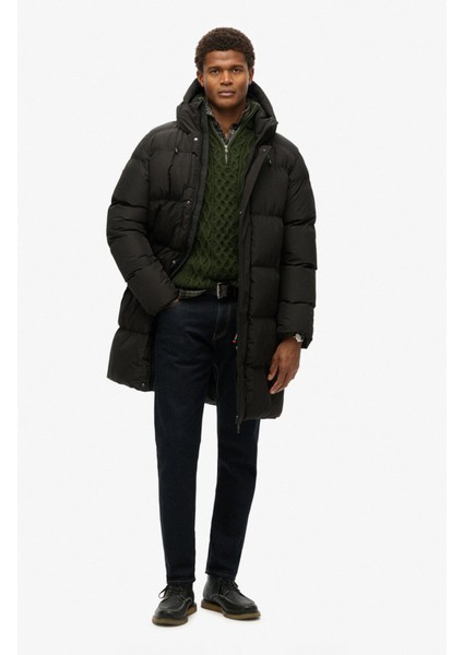 Siyah Erkek Mont M5011917A02A_HOODED Sports Puffer M fiyatları