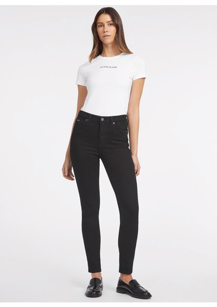 Normal Bel Normal Paça Normal Siyah Kadın Denim Pantolon Gj G05 Hıgh Rıse Skı - Eco Recy Co