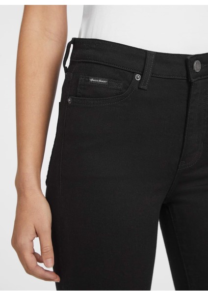 Normal Bel Normal Paça Normal Siyah Kadın Denim Pantolon Gj G05 Hıgh Rıse Skı - Eco Recy Co