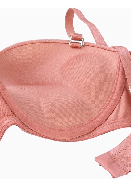 Olympos 2536 Gül Kurusu Double Push Up / Ekstra Dolgulu Straplez Mikro Basic Sütyen