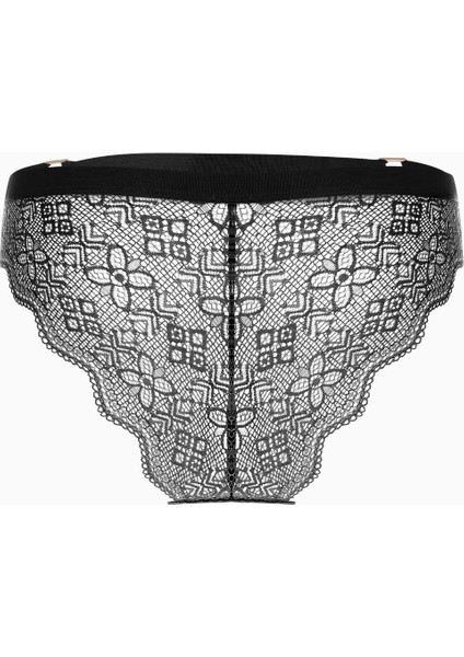 Dantelli Slip - 2576 - Siyah