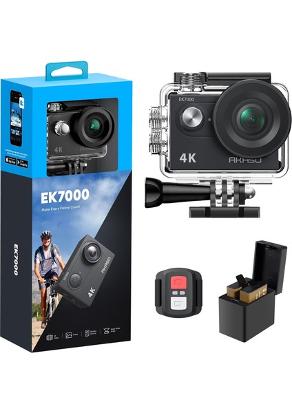 EK7000 4K Wıfı Sports Action Camera Ultra Hd Waterproof