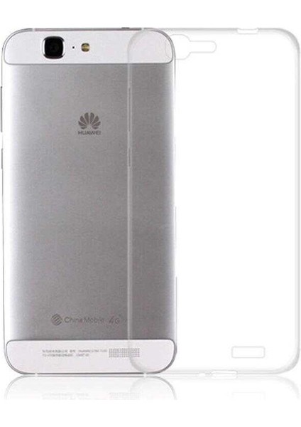 Huawei Ascend G7 Uyumlu Şeffaf Kılıf Dayanıklı Yapısıyla Uzun Süre Solma Yapmaz Esnek ve Tam Uyumludur