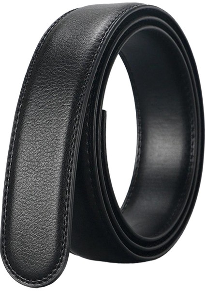 Otomatik Kemer Tokasız Kemer 3,5cm Şık Cırcırlı Kemer Askısı Siyah 150CM (Yurt Dışından)
