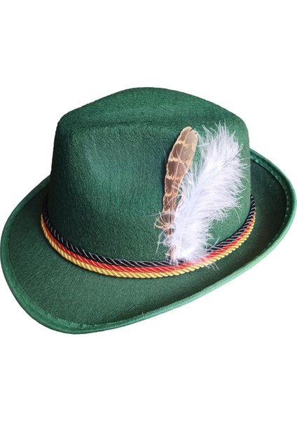 Erkekler Için Fötr Şapkalar, Kısa Kenarlı Panama Şapkası, Günlük Caz Şapkası, Fötr Şapka Yeşili (Yurt Dışından) fırsatları