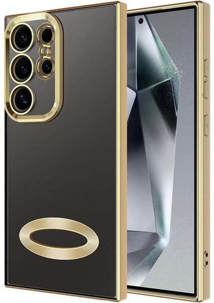 Galaxy S24 Ultra Kılıf Kamera Korumalı Logo Gösteren Redclick Omega Kapak