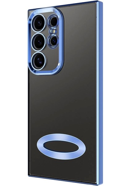 Galaxy S24 Ultra Kılıf Kamera Korumalı Logo Gösteren Redclick Omega Kapak