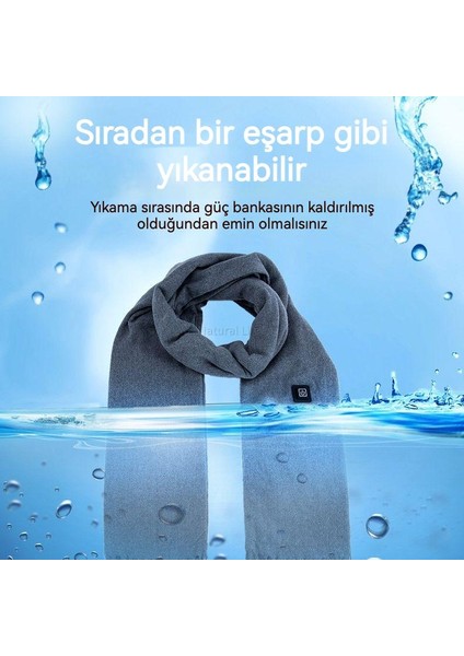 Moda Düz Renk USB Isıtmalı Yıkanabilir Eşarp/şal (Yurt Dışından)