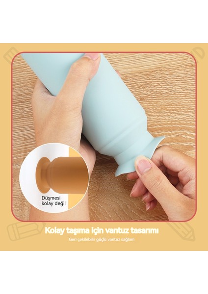 Yaratıcı Silikon Kalem Çantası Büyük Kapasiteli Kire Dayanıklı Depolama Kırtasiye Kutusu (Yurt Dışından) modelleri