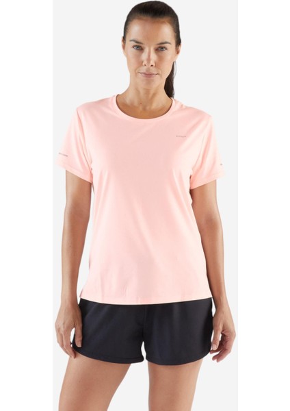 Kiprun Kadın Koşu Tişörtü - Pembe - Kiprun Run 500 Dry