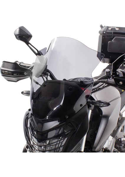 Bajaj Dominar 250 / 400 2017-2024 Uyumlu Kısa Ön Cam Füme 37 cm modelleri