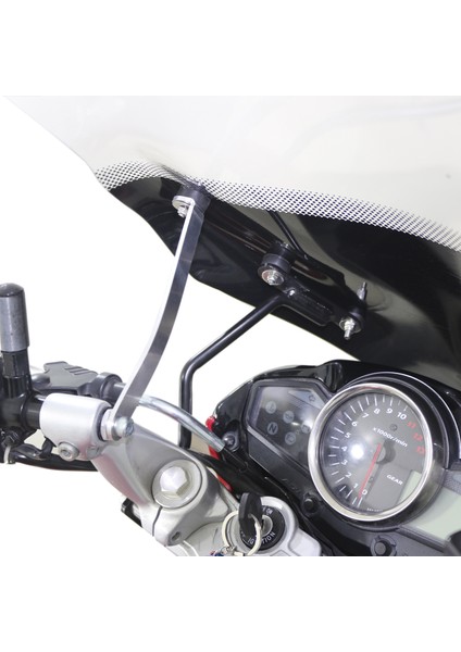 Suzuki İnazuma 2012-2016 Uyumlu Baskılı Tur Camı Füme 72 cm
