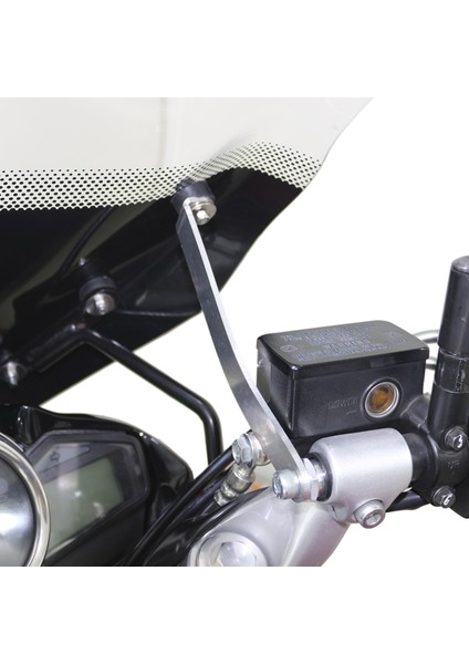 Suzuki İnazuma 2012-2016 Uyumlu Baskılı Tur Camı Füme 72 cm
