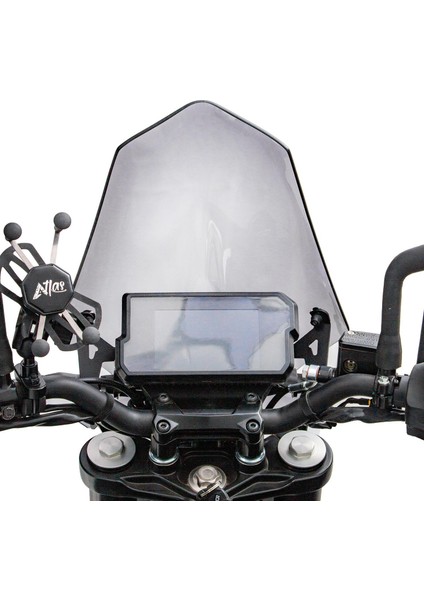 KTM Duke 390 2017-2023 Uyumlu Ön Cam Füme 46 cm