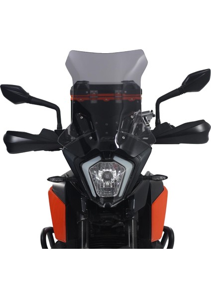 KTM 250 / 390 Adventure 2020-2024 Uyumlu Ön Cam Füme 49 cm
