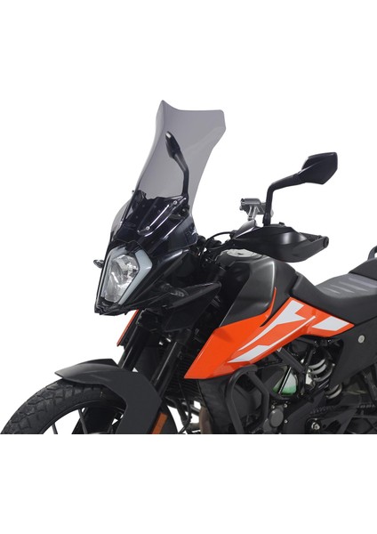 KTM 250 / 390 Adventure 2020-2024 Uyumlu Ön Cam Füme 49 cm