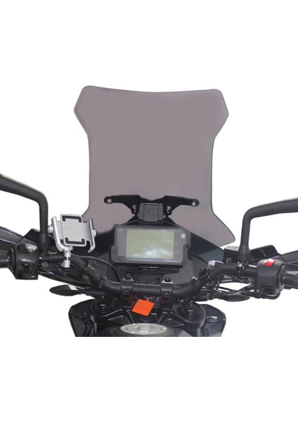 KTM 250 / 390 Adventure 2020-2024 Uyumlu Ön Cam Füme 49 cm
