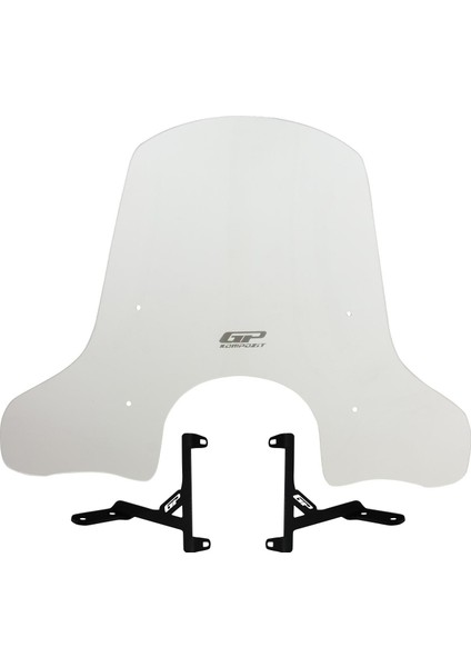 Arora Cappucino 50 / 125 2019-2024 Uyumlu Ön Cam Şeffaf 55 cm