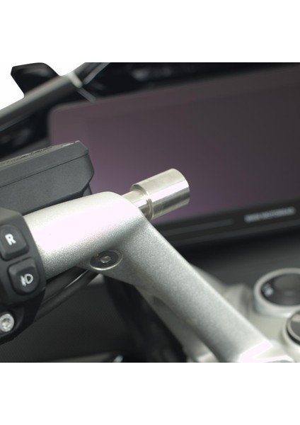 BMW K 1600 2014-2023 Uyumlu Telefon / Navigasyon Tutucu Gri