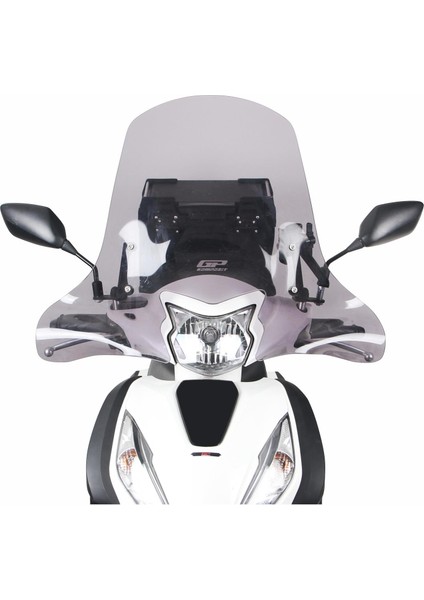 Honda Dio 2021-2024 Uyumlu Ön Cam Füme - 58 cm