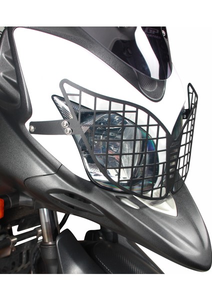 Suzuki V-Strom DL 650 2012-2016 Uyumlu Far Koruma Siyah modelleri