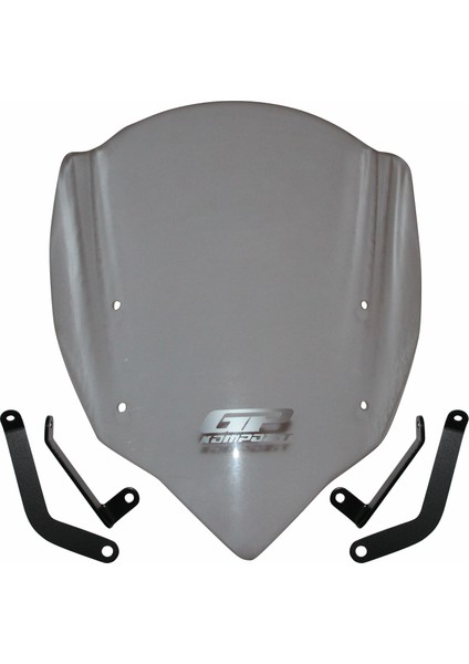 CF Moto 400 NK / 650 NK 2017-2020 Uyumlu Ön Cam Şeffaf 34 cm