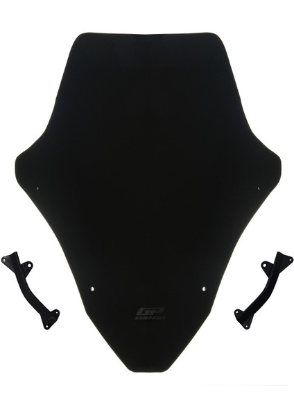Honda PCX 125 / 150 2021-2024 Uyumlu Spor Ön Cam Siyah 55 cm