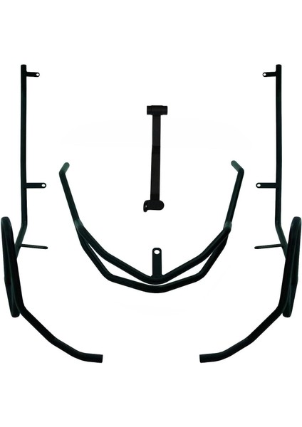 Yamaha NMAX 125 / 155 2021-2024 Uyumlu Motor Koruma Demiri Siyah