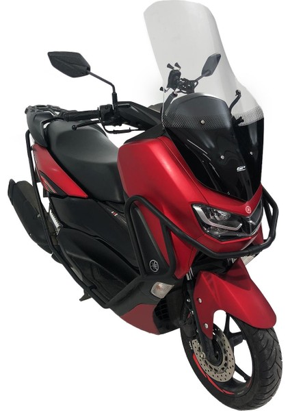 Yamaha NMAX 125 / 155 2021-2024 Uyumlu Motor Koruma Demiri Siyah