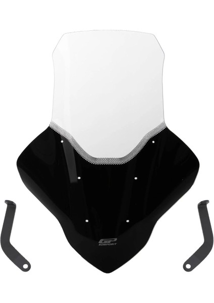 Yamaha NMAX 125 / 155 2021-2024 Uyumlu Elcikli Tur Camı Şeffaf 74 cm