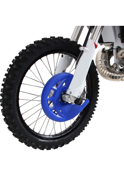 Husqvarna TE 250 2014-2023 Uyumlu Plastik Ön Disk Koruma Seti Mavi modelleri