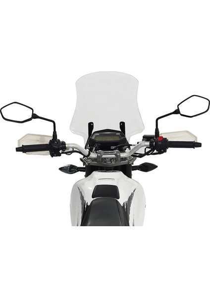 Hero X-Pulse 200 2020-2024 Uyumlu Tur Camı Siyah 49 cm