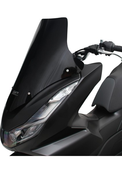 Honda PCX 125 / 150 2021-2024 Uyumlu Spor Ön Cam Siyah 55 cm