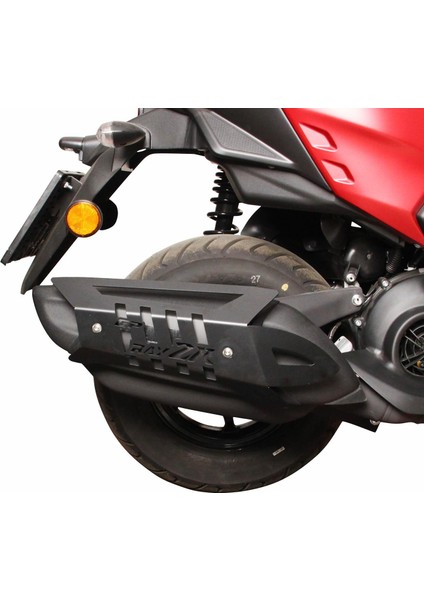 Yamaha RayZR 2024 Uyumlu Egzoz Koruma Kapağı Siyah