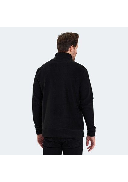 SANSA Erkek Siyah Polar Sweatshirt – Kışlık, Düz Desen, %100 Polyester, Rahat ve Sıcak Kesim fiyatları