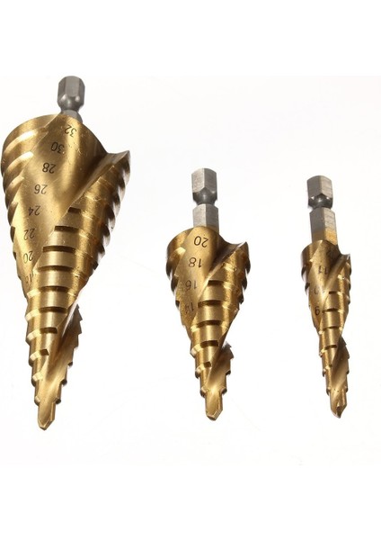 Tlg Hss Kademeli Matkap Ucu Matkap Seti 4-12MM/ 4-20MM/ 4-32MM (Yurt Dışından) fiyatları