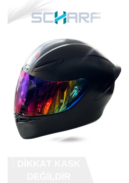 Agv K1/k1 S/k1 Mono/k-5/k-5s Uyumlu Rainbow S Vizör(Sadece Kask Camıdır.)