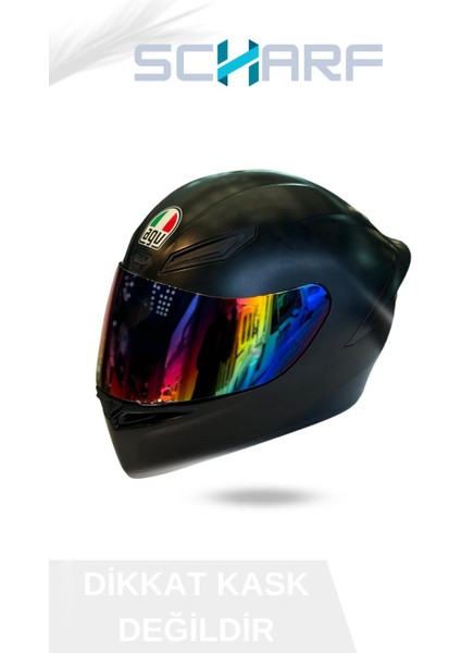 Agv K1/k1 S/k1 Mono/k-5/k-5s Uyumlu Rainbow S Vizör(Sadece Kask Camıdır.)