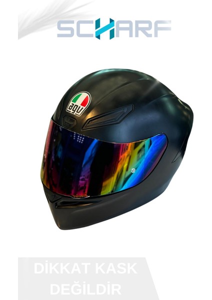 Agv K1/k1 S/k1 Mono/k-5/k-5s Uyumlu Rainbow S Vizör(Sadece Kask Camıdır.)