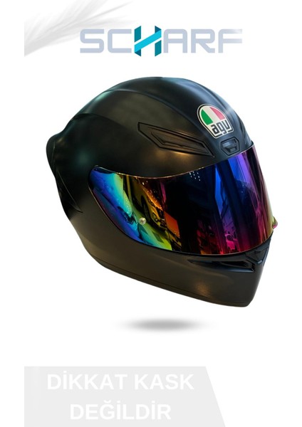 Agv K1/k1 S/k1 Mono/k-5/k-5s Uyumlu Rainbow S Vizör(Sadece Kask Camıdır.)