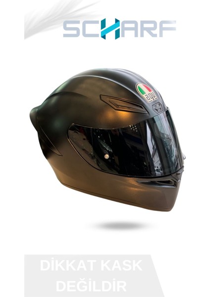 Agv K1/k1 S/k1 Mono/k-5/k-5s Uyumlu Smoke S Vizör(Sadece Kask Camıdır.)