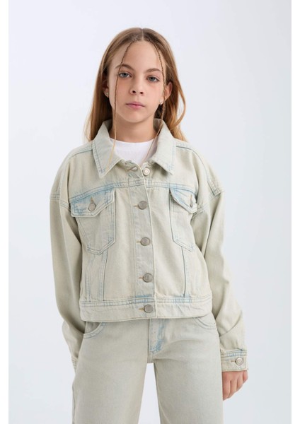 Kız Çocuk Denim Ceket D7104A825SP