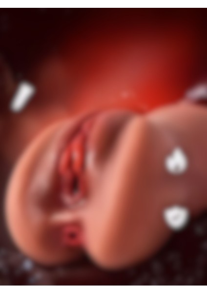 710 Gram Büyük Boy Ultra Gerçekçi Realistik Mastürbatör 3D