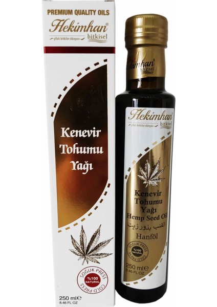 Bitkisel Kenevir Tohumu Yağı 250 ml