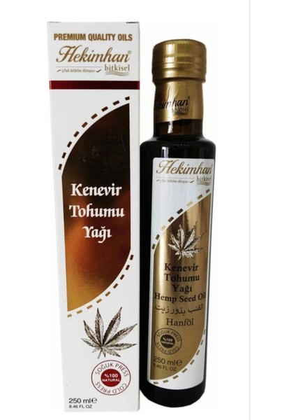 Bitkisel Kenevir Tohumu Yağı 250 ml