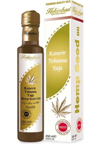 Bitkisel Kenevir Tohumu Yağı 250 ml