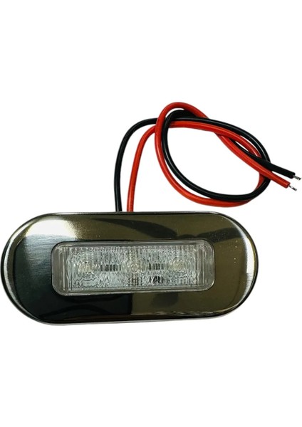 Kromaj Marin Basamak Ledi 12 Volt Beyaz Işık